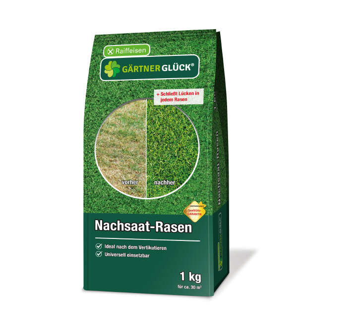 GÄRTNERGLÜCK Nachsaat-Rasen